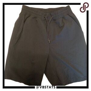 Small Spyder Black-Gray Lined Athletic Shorts‎